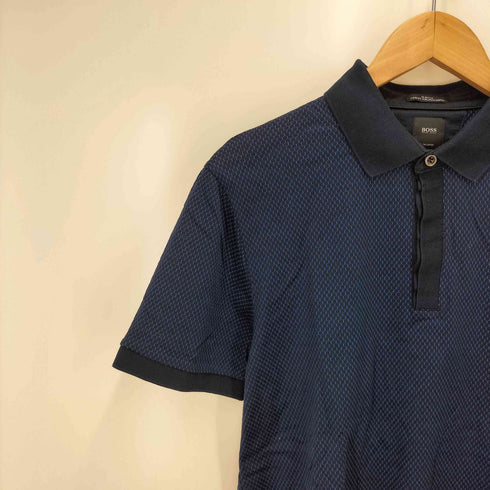 ヒューゴボス HUGO BOSS TAILORED SLIM FIT FINEST ITALIANFABRIC ニット S/S ポロシャツ メンズ import:S