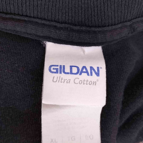ギルダン GILDAN フロント アームプリント ロングスリーブTシャツ メンズ import:XL