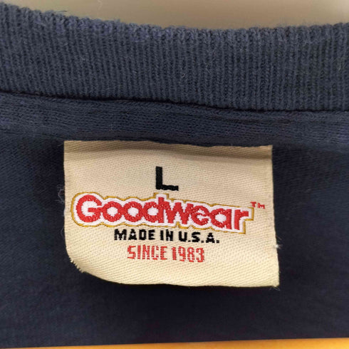 グッドウェア Goodwear USA製 ヘビーオンス ポケットクルーネックTシャツ メンズ JPN:L