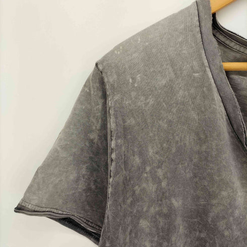 DECREE 00s Y2K USA製 タイダイ ダメージVネックカットソー メンズ import:XL