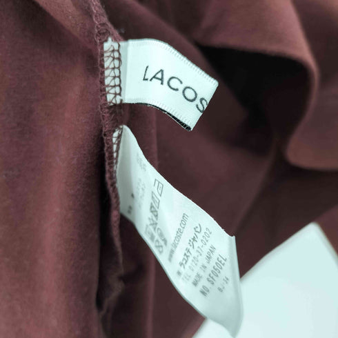 ラコステ LACOSTE ミラノリブワイドカットソー レディース FR:36