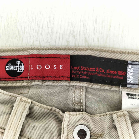 リーバイス Levis 90-00S USA製 SILVER TAB LOOSE ジップフライデニムパンツ メンズ 28×32