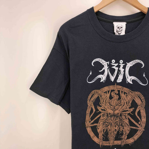 RITES OF EVIL 邪悪を讃えよ ブラックメタル デスメタル アルバム アートワーク プリント S/S クルーネック Tシャツ メンズ import:L
