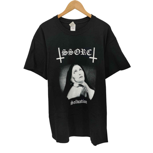 ブラックメタル アートワーク プリント S/S クルーネック Tシャツ メンズ import:L