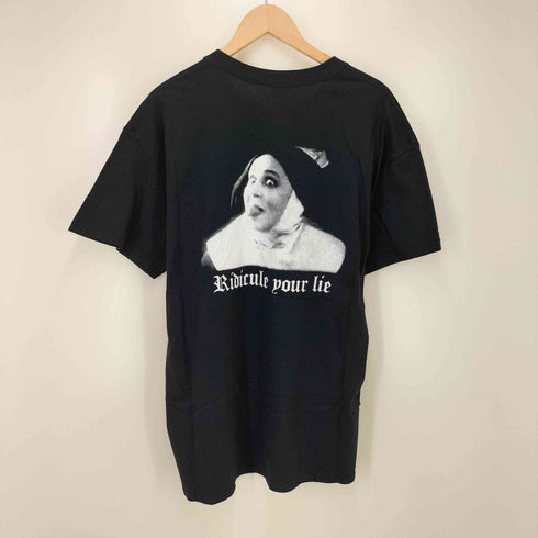 ブラックメタル アートワーク プリント S/S クルーネック Tシャツ メンズ import:L