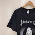 ブラックメタル アートワーク プリント S/S クルーネック Tシャツ メンズ import:L