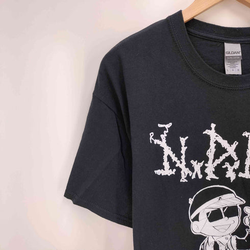 ノイズグラインド グラインドコア アートワーク S/S クルーネック Tシャツ メンズ import:L