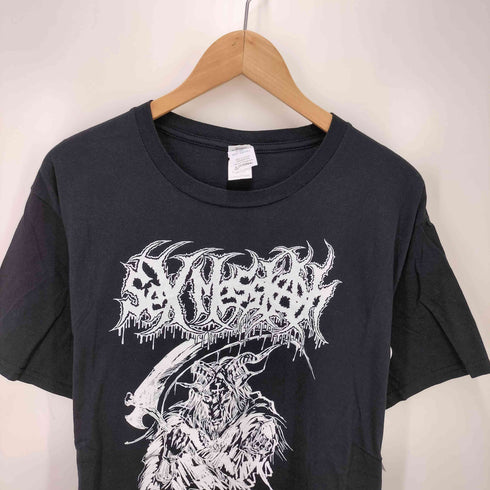ブラックメタル デスメタル クロスオーバー アートワーク S/S クルーネック Tシャツ メンズ import:L