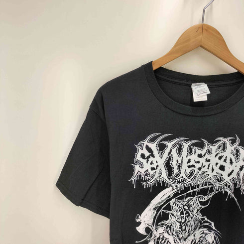 ブラックメタル デスメタル クロスオーバー アートワーク S/S クルーネック Tシャツ メンズ import:L