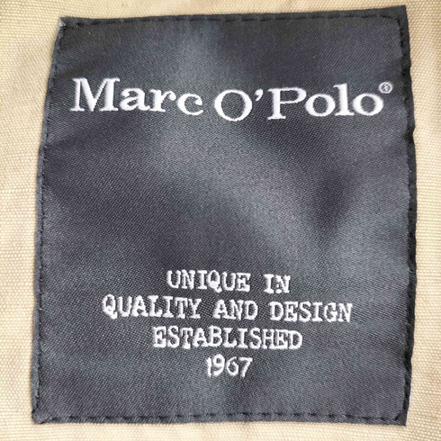 MarcO'Polo マルコポーロ SLIM FIT 背抜き 裏地ストライプ 綿麻生地 コットンリネン 2B テーラードジャケット メンズ EUR:46