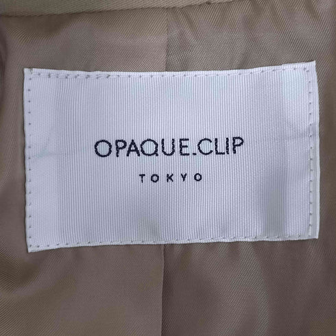 オペークドットクリップ OPAQUE.CLIP コットンギャバ トレンチコート レディース 40/L