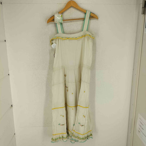 フランシュリッペ franche lippee うんどうかい刺繍ノースリーブワンピース レディース