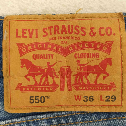 リーバイス Levis 550 リラックス ジーンズ ミディアムインディゴ メンズ W36