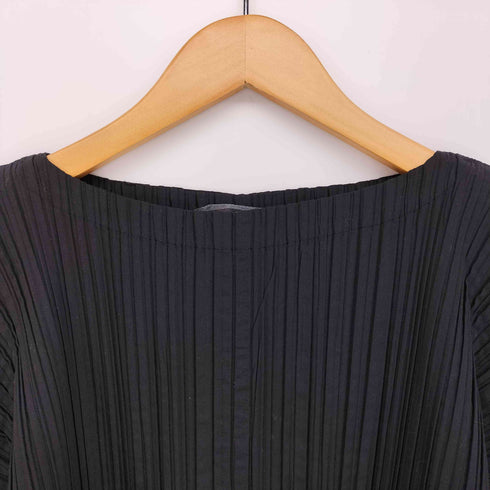 イッセイミヤケ ISSEY MIYAKE 80s archive 筆タグ 本人期 変形 プリーツブラウス レディース