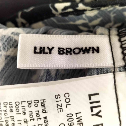 リリーブラウン Lily Brown インテージフラワーパターンブラウス レディース ONE SIZE