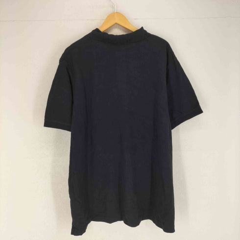 ランズエンド LANDS END 鹿の子 企業ロゴ ポロシャツ メンズ XXL