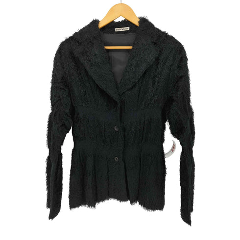 イッセイミヤケ ISSEY MIYAKE シャギー 3Bテーラードジャケット レディース