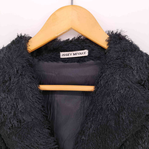 イッセイミヤケ ISSEY MIYAKE シャギー 3Bテーラードジャケット レディース