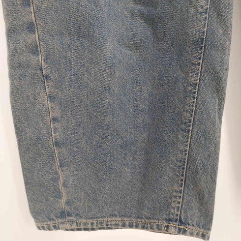 ジーユー GU バレルレッグジーンズ 丈短め レディース JPN:XXL