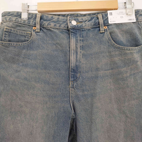 ジーユー GU バレルレッグジーンズ 丈短め レディース JPN:XXL