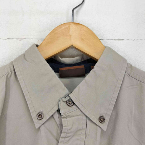 ハリトン HARRITON 企業ロゴ刺繍 BD S/S シャツ メンズ JPN:XL