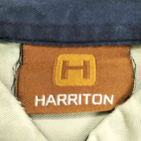 ハリトン HARRITON 企業ロゴ刺繍 BD S/S シャツ メンズ JPN:XL