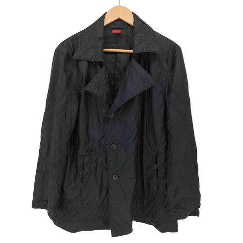 イッセイミヤケ ISSEY MIYAKE Haat エンボス加工 ナイロントレンチコート レディース JPN:2