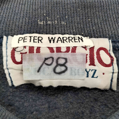 GIORGIO JEANS フロントロゴ刺繍 ラグランスウェット メンズ