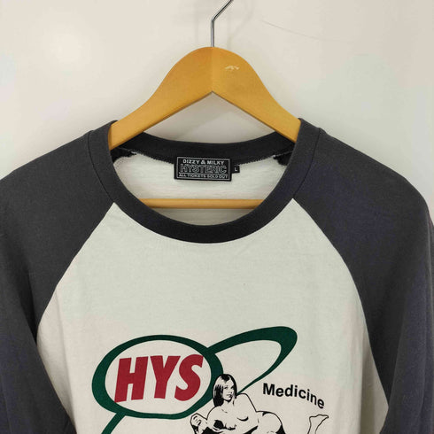 ヒステリックグラマー HYSTERIC GLAMOUR HG MEDICINE 七分袖Tシャツ メンズ JPN:L
