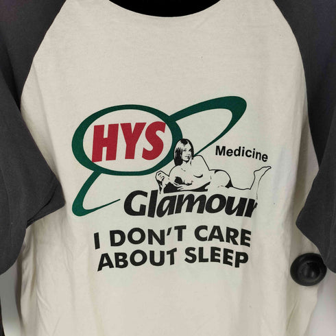 ヒステリックグラマー HYSTERIC GLAMOUR HG MEDICINE 七分袖Tシャツ メンズ JPN:L