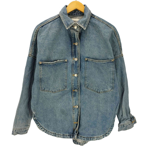 ザラ ZARA 2nd型 オーバーサイズデニムジャケット レディース import:S