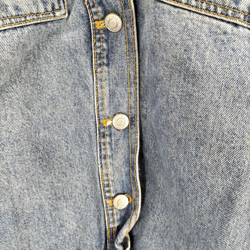 ザラ ZARA 2nd型 オーバーサイズデニムジャケット レディース import:S