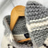 BEVIN FOR MARKET ネイティブ柄 ジップアップ カウチン ニットセーター メンズ import:L