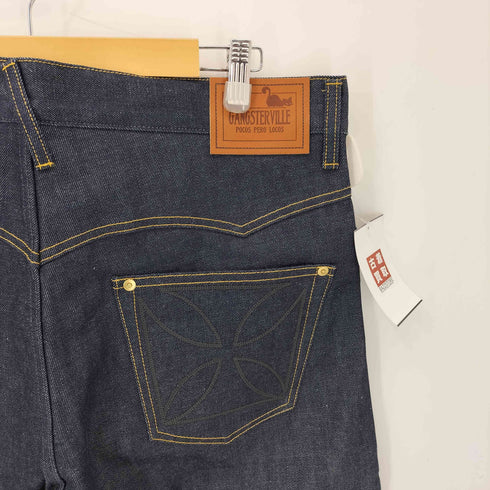 ギャングスタビル GANGSTERVILLE THUG DENIM IRON CROSS メンズ JPN:XL