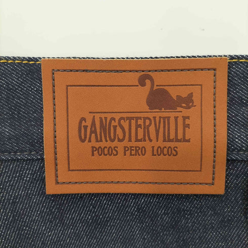 ギャングスタビル GANGSTERVILLE THUG DENIM IRON CROSS メンズ JPN:XL