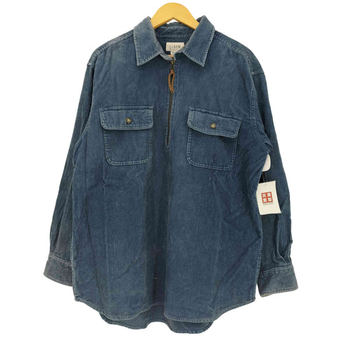 ジェイクルー J.CREW コーデュロイ ハーフジップ プルオーバーシャツ メンズ import:M