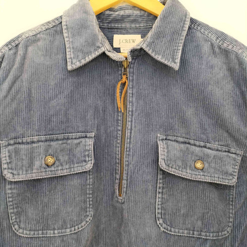 ジェイクルー J.CREW コーデュロイ ハーフジップ プルオーバーシャツ メンズ import:M