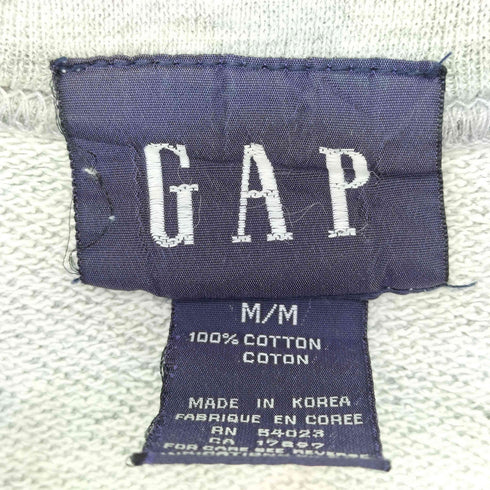 ギャップ Gap 韓国製90SオールドビックロゴロングスリーブTシャツ メンズ import:M