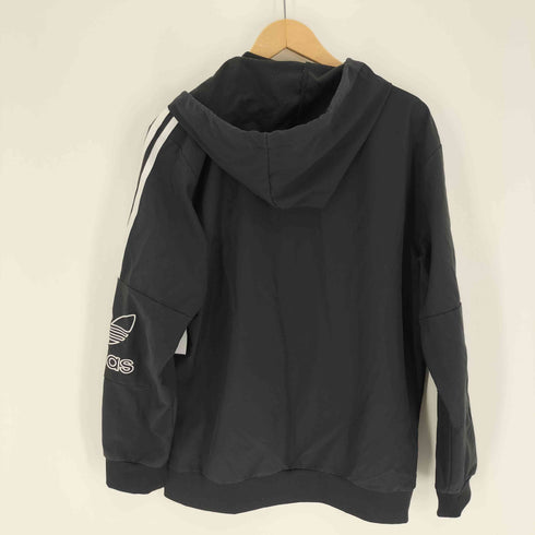 アディダスオリジナルス adidas Originals OUTLINE FZ HOODIE アウトライン トレフォイル ロゴ 刺繍 ジップアップ フーディー パーカー メンズ J:XO