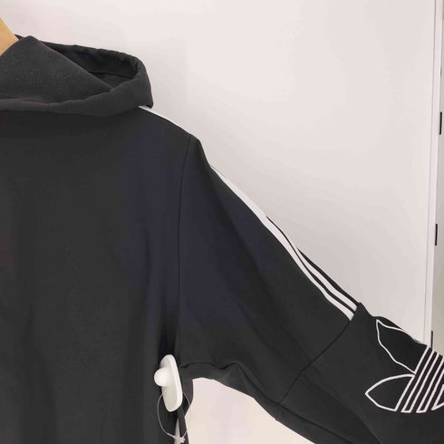 アディダスオリジナルス adidas Originals OUTLINE FZ HOODIE アウトライン トレフォイル ロゴ 刺繍 ジップアップ フーディー パーカー メンズ J:XO