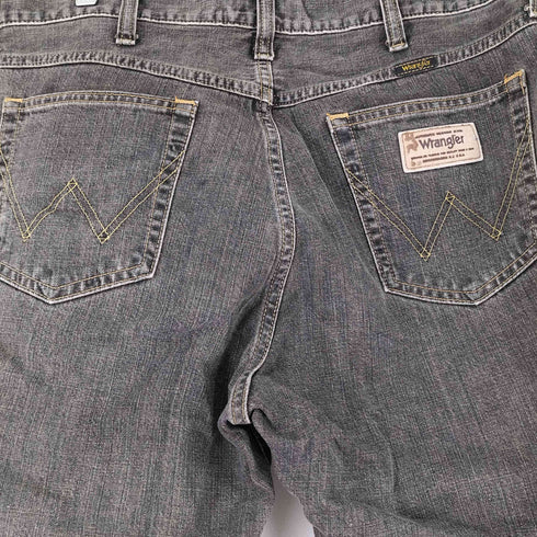 ラングラー Wrangler ブラックデニムパンツ メンズ 34
