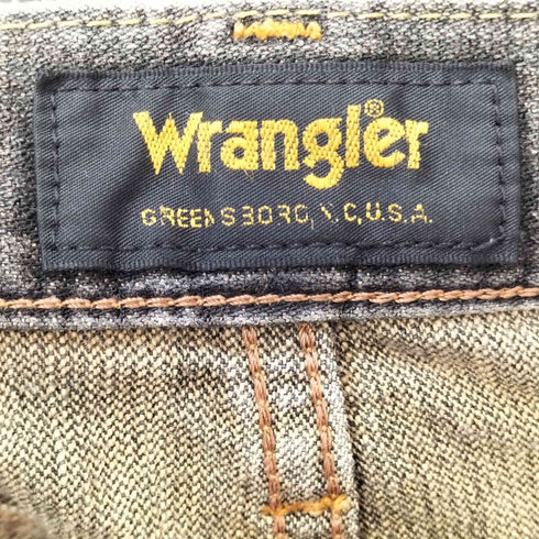 ラングラー Wrangler ブラックデニムパンツ メンズ 34