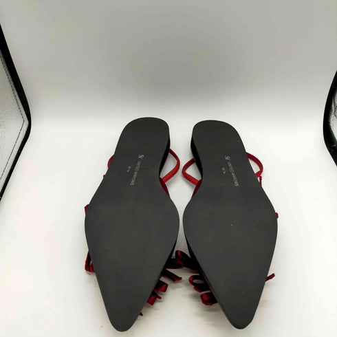 ユナイテッドアローズ UNITED ARROWS SY マルチリボンバックベルト ポインテッドトゥ パンプス レディース 23 1/2
