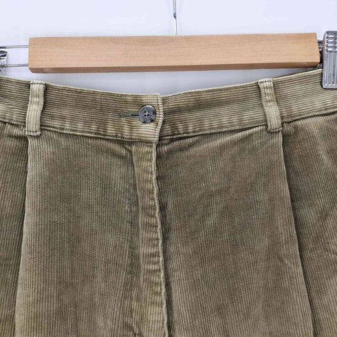 エルエルビーン L.L.Bean 90-00s タック 太畝 コーデュロイ パンツ レディース 12PT