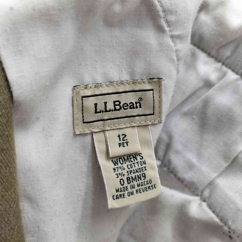 エルエルビーン L.L.Bean 90-00s タック 太畝 コーデュロイ パンツ レディース 12PT