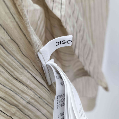 ディスコート Discoat L/S シアーストライプシャツ レディース FREE