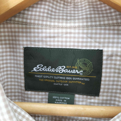 エディーバウアー Eddie Bauer ギンガムチェック BDシャツ メンズ JPN:XL