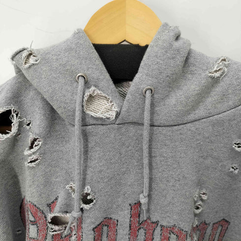 フリークスストア FREAKS STORE 23AW 15oz HEAVY WEIGHT フーディー OKLAHOMA ダメージ加工 ヘビーウェイト スウェットパーカー メンズ import:L