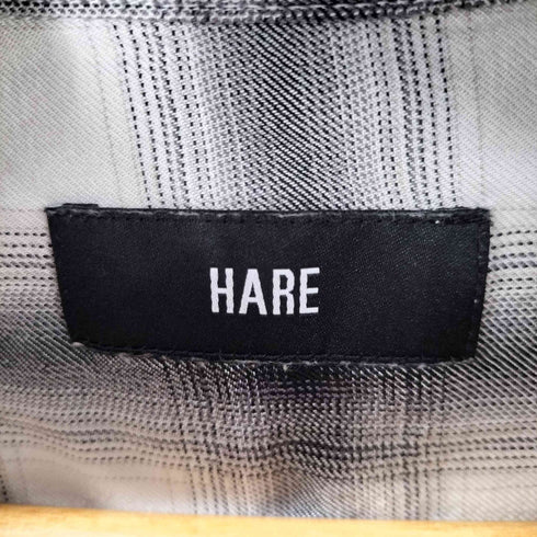 ハレ HARE ダメージ加工オンブレチェックシャツ メンズ FREE