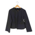 ザラ ZARA バックプリーツ 切替 ノーカラー ジャケット レディース import:S